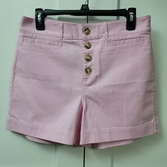 Loft button front shorts - Picture 4 of 8